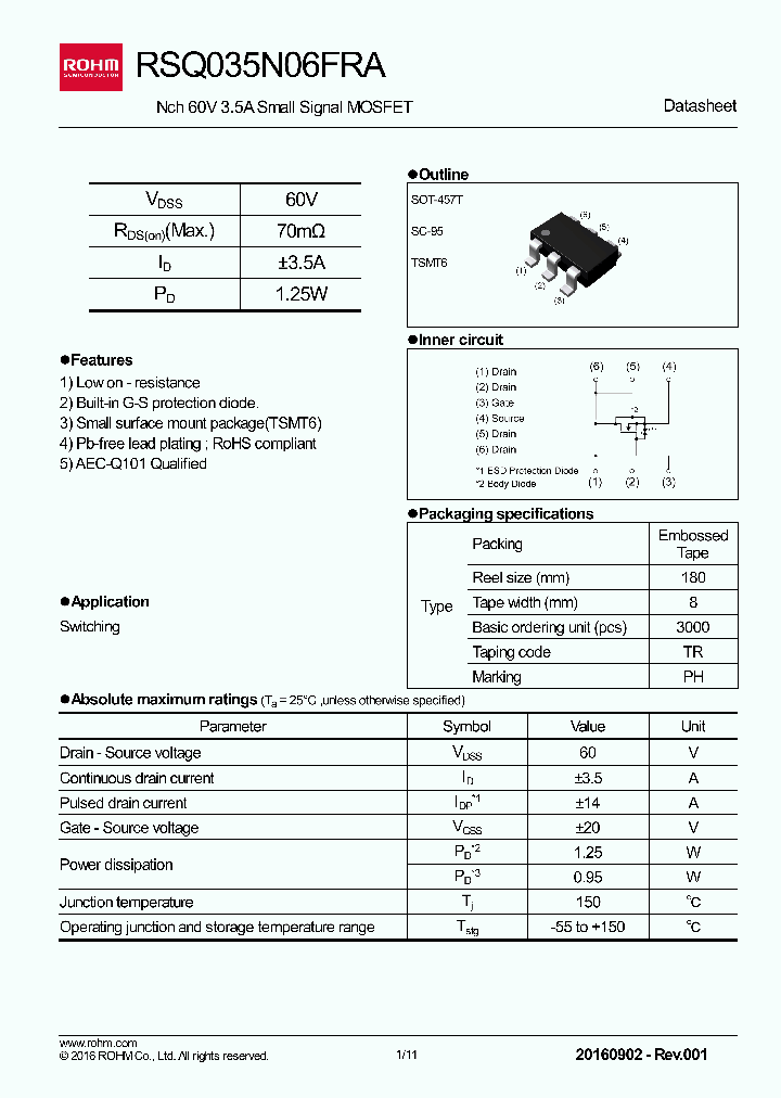 RSQ035N06FRA_8986169.PDF Datasheet