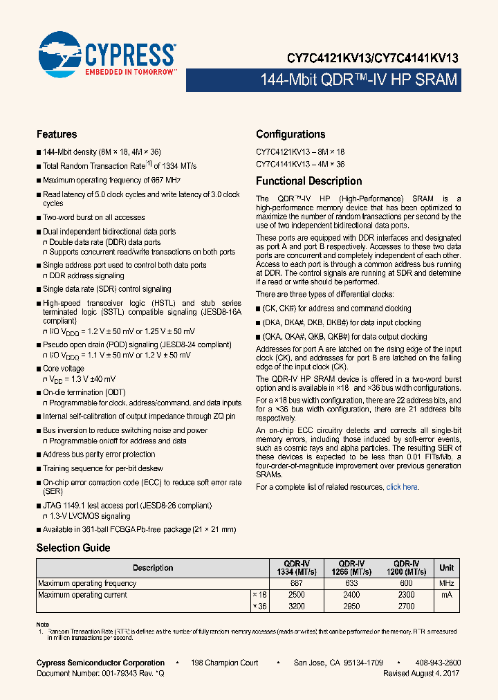 CY7C4121KV13_8986181.PDF Datasheet