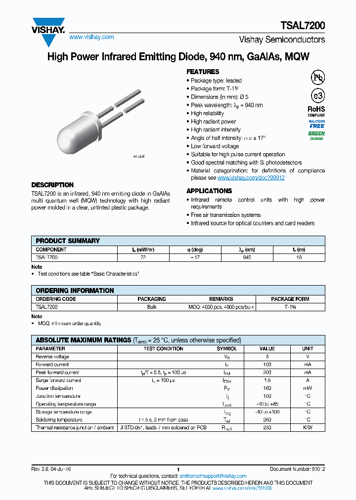 TSAL7200-16_8991243.PDF Datasheet