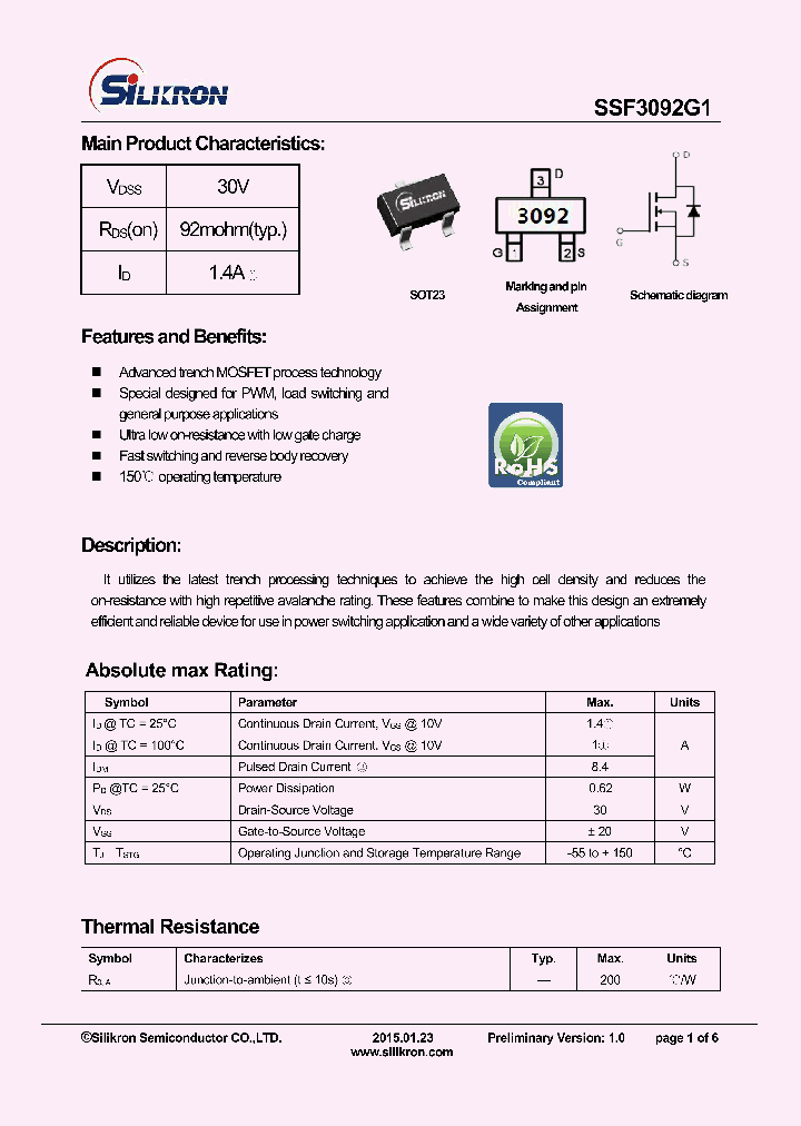 SSF3092G1_8993644.PDF Datasheet