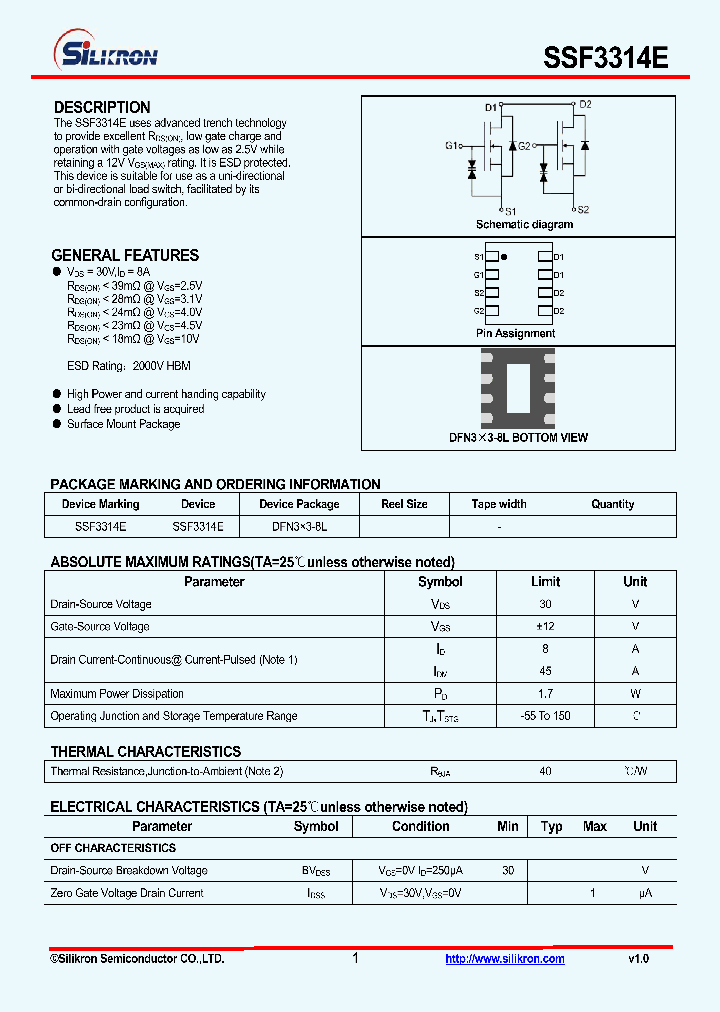 SSF3314E_8993650.PDF Datasheet