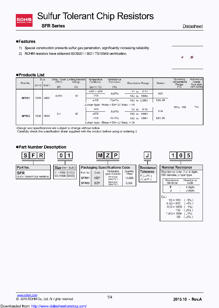 SFR01MZPF_8994379.PDF Datasheet