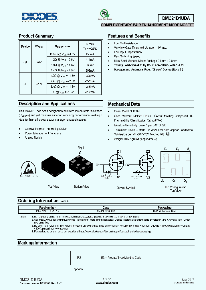 DMC21D1UDA-7B_8996111.PDF Datasheet