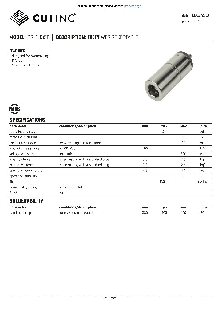 PR-1335D_8997938.PDF Datasheet