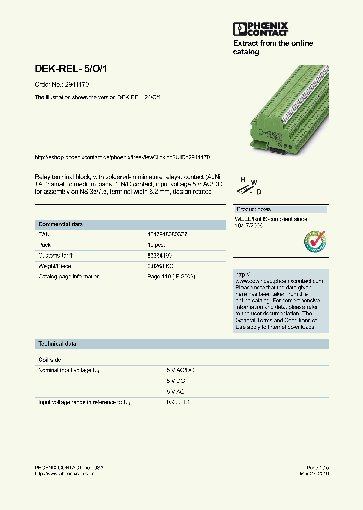 DEK-REL-5_9000155.PDF Datasheet
