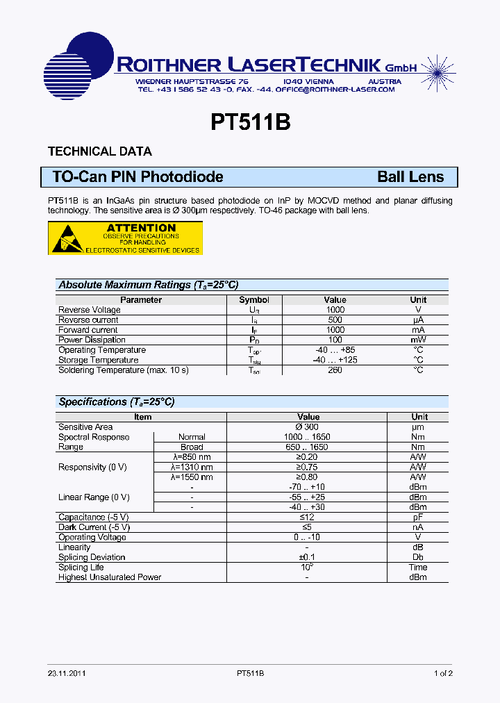 PT511B_9000256.PDF Datasheet