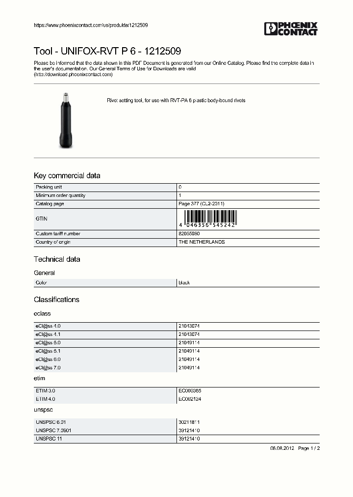 UNIFOX-RVT-P-6_9002291.PDF Datasheet