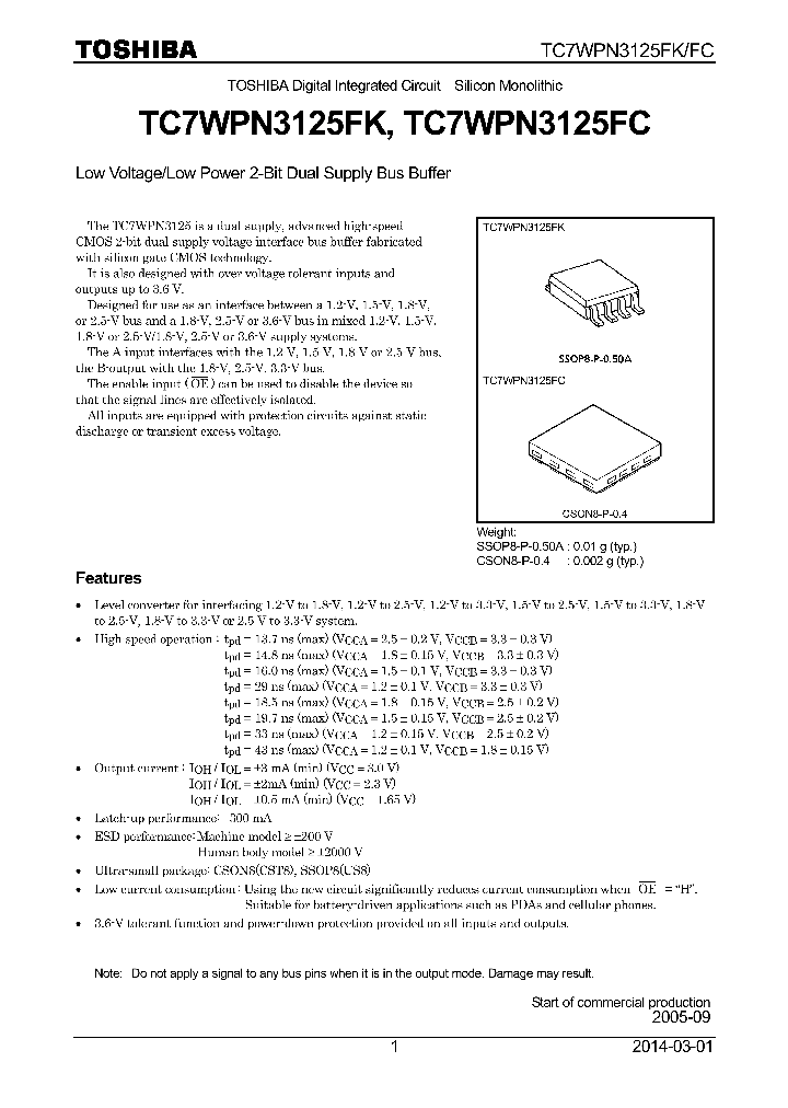 TC7WPN3125FC_9003231.PDF Datasheet