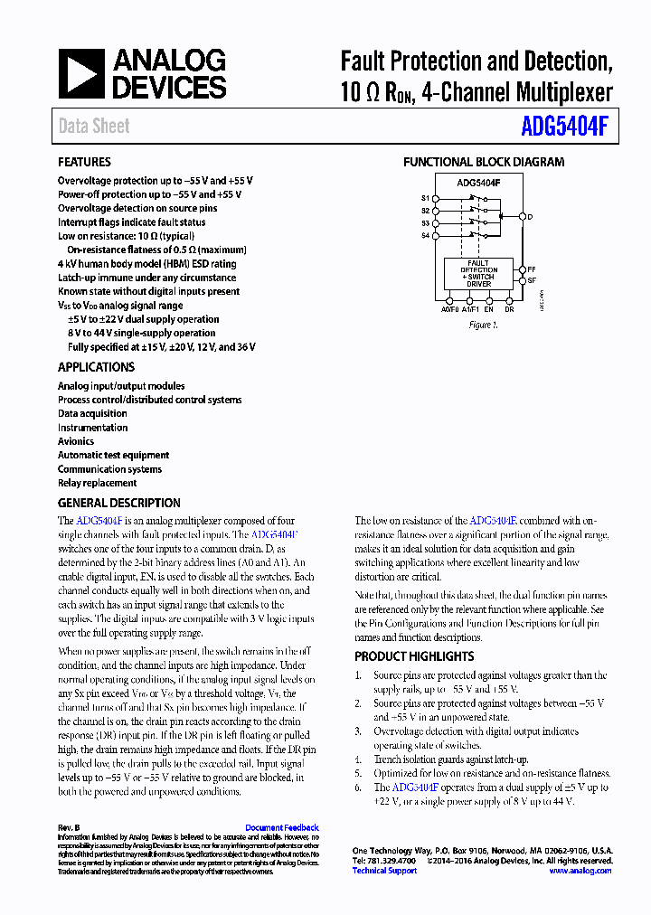 ADG5404FBCPZ-RL7_9005167.PDF Datasheet
