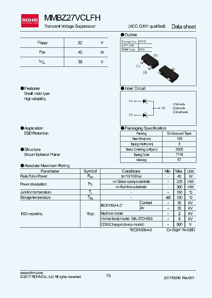 MMBZ27VCLFHT_9006037.PDF Datasheet