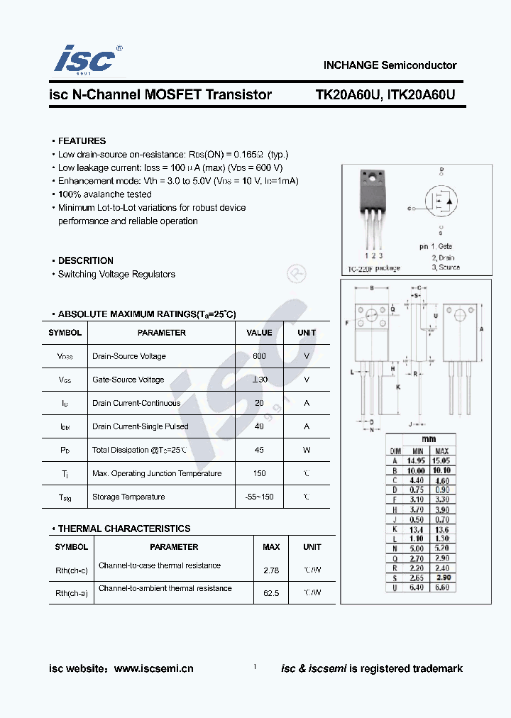 TK20A60U_9006733.PDF Datasheet