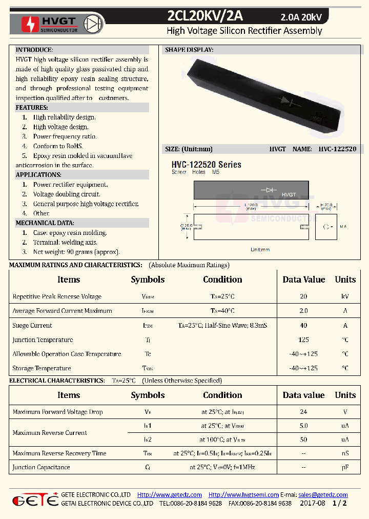 2CL20KV_9006760.PDF Datasheet