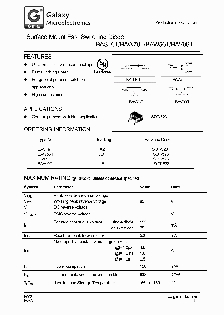 BAV70T_9007954.PDF Datasheet