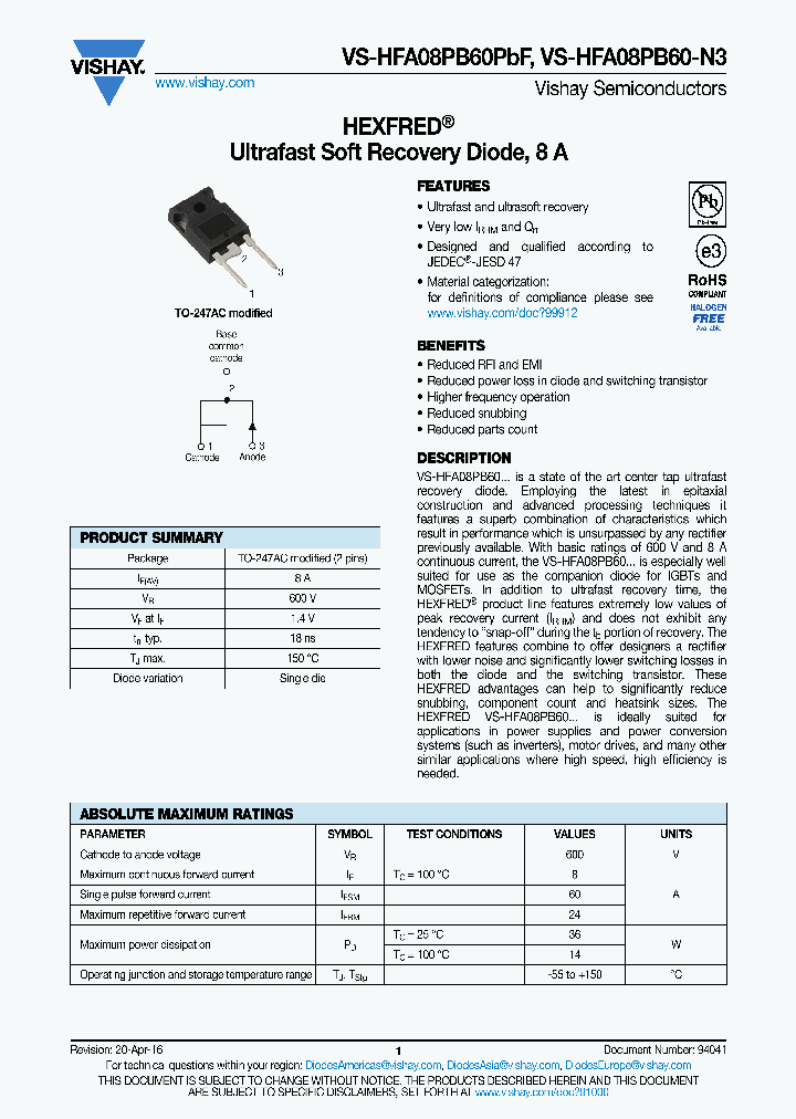 VS-HFA08PB60-N3_9008851.PDF Datasheet