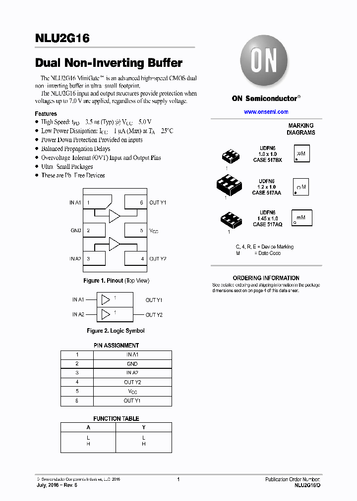 NLU2G16-16_9010039.PDF Datasheet