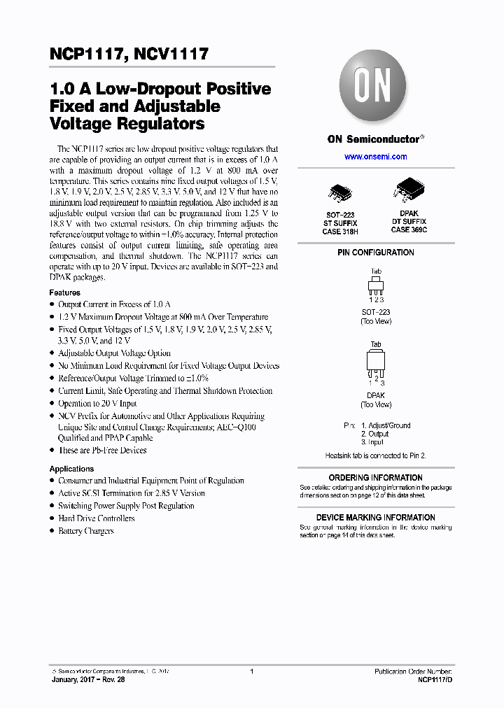 NCV1117ST50T3G_9012749.PDF Datasheet