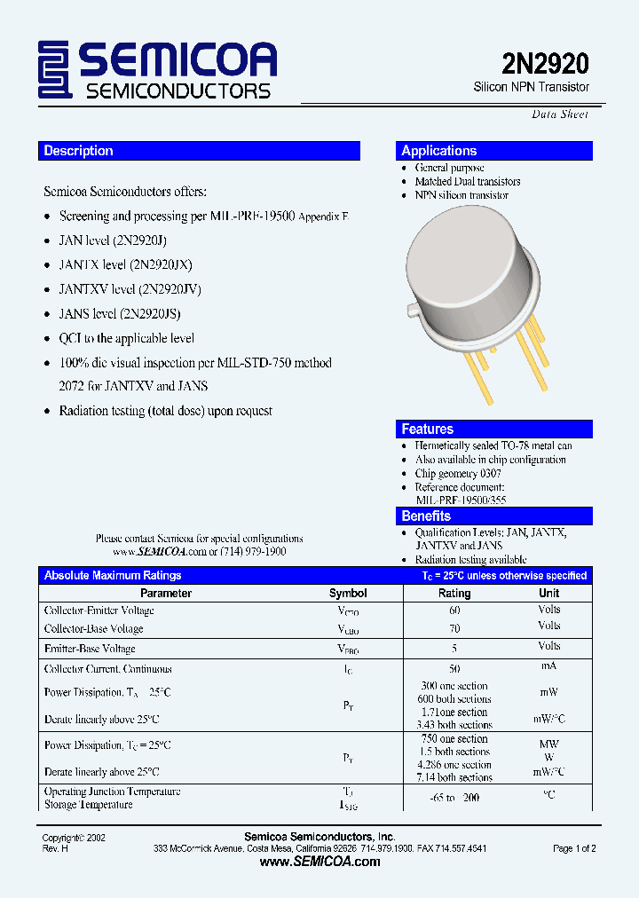 2N2920_9013623.PDF Datasheet