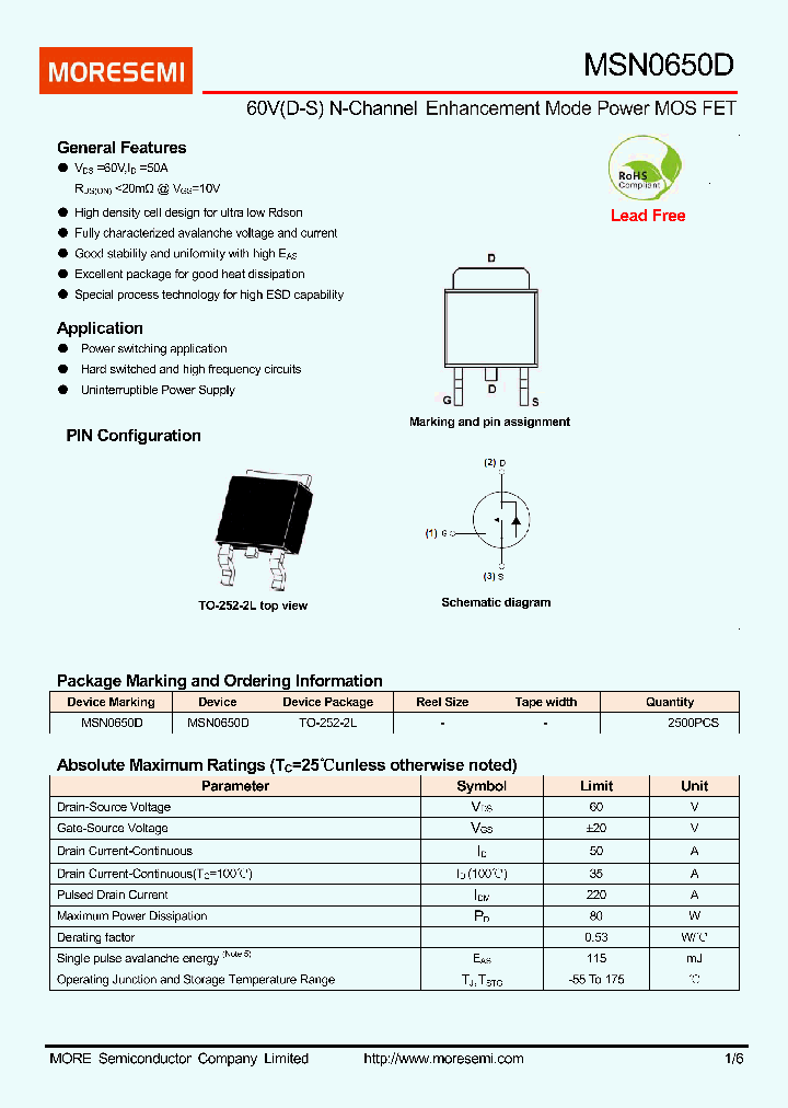 MSN0650D_9013953.PDF Datasheet