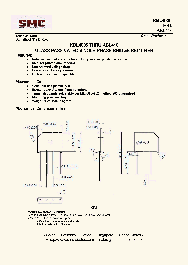 KBL4005_9014315.PDF Datasheet