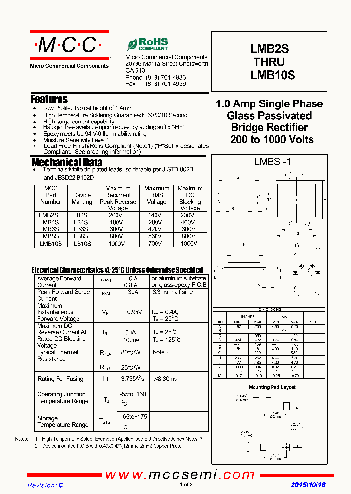 LMB10S_9014682.PDF Datasheet