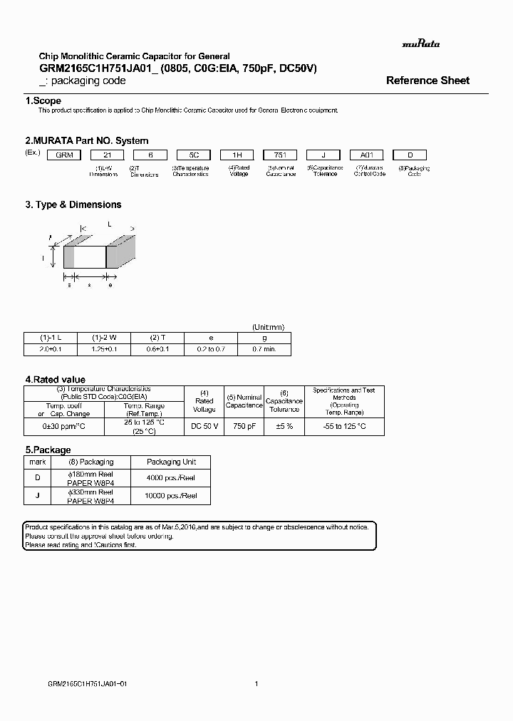 GRM2165C1H751JA01_9014751.PDF Datasheet