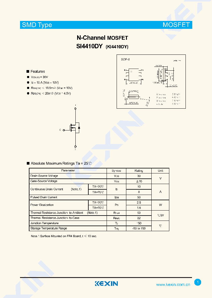 SI4410DY_9015326.PDF Datasheet