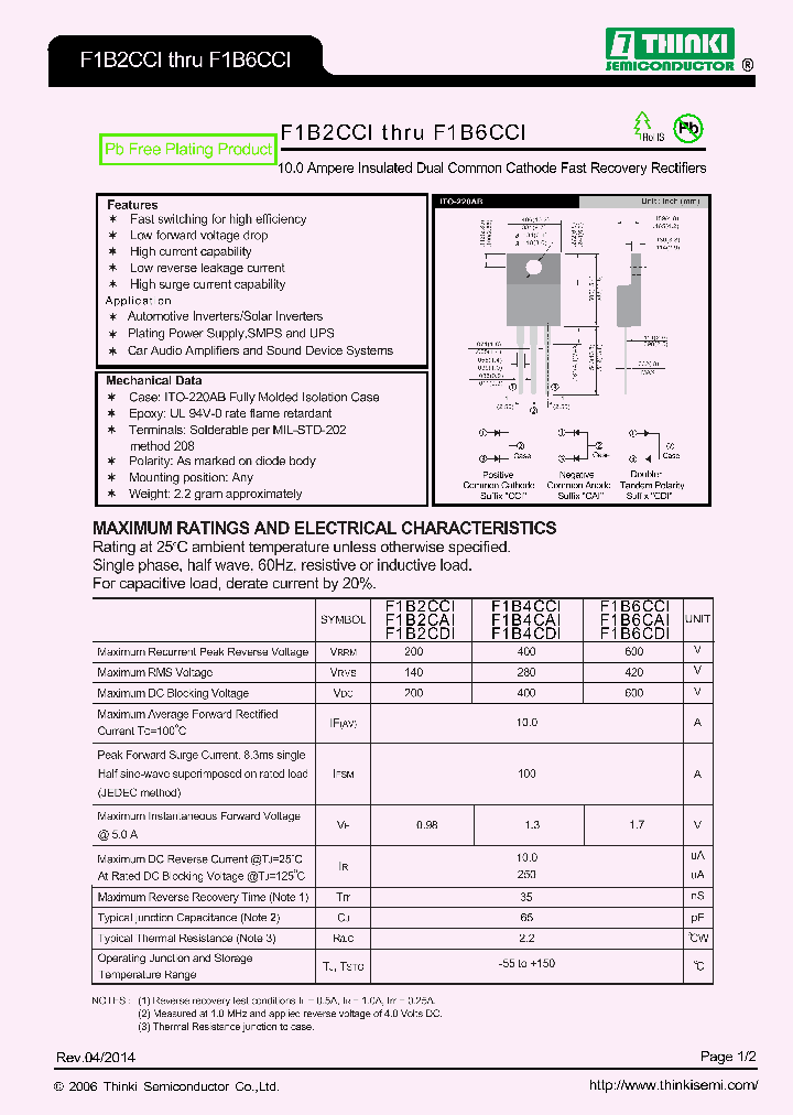 F1B2CCI_9016268.PDF Datasheet