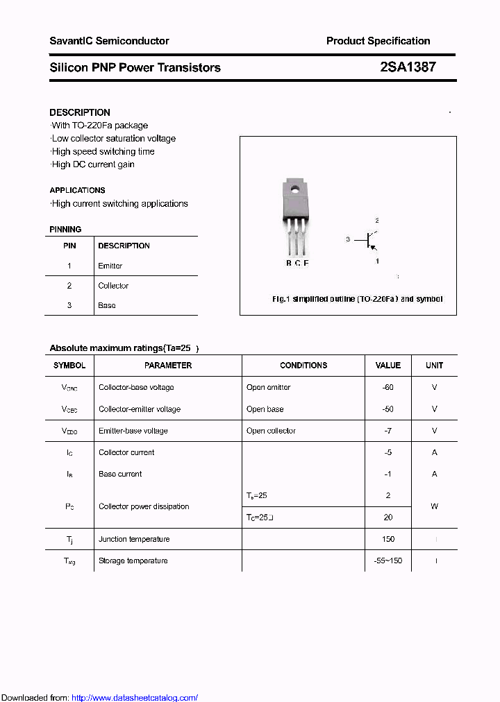 2SA1387_9016984.PDF Datasheet