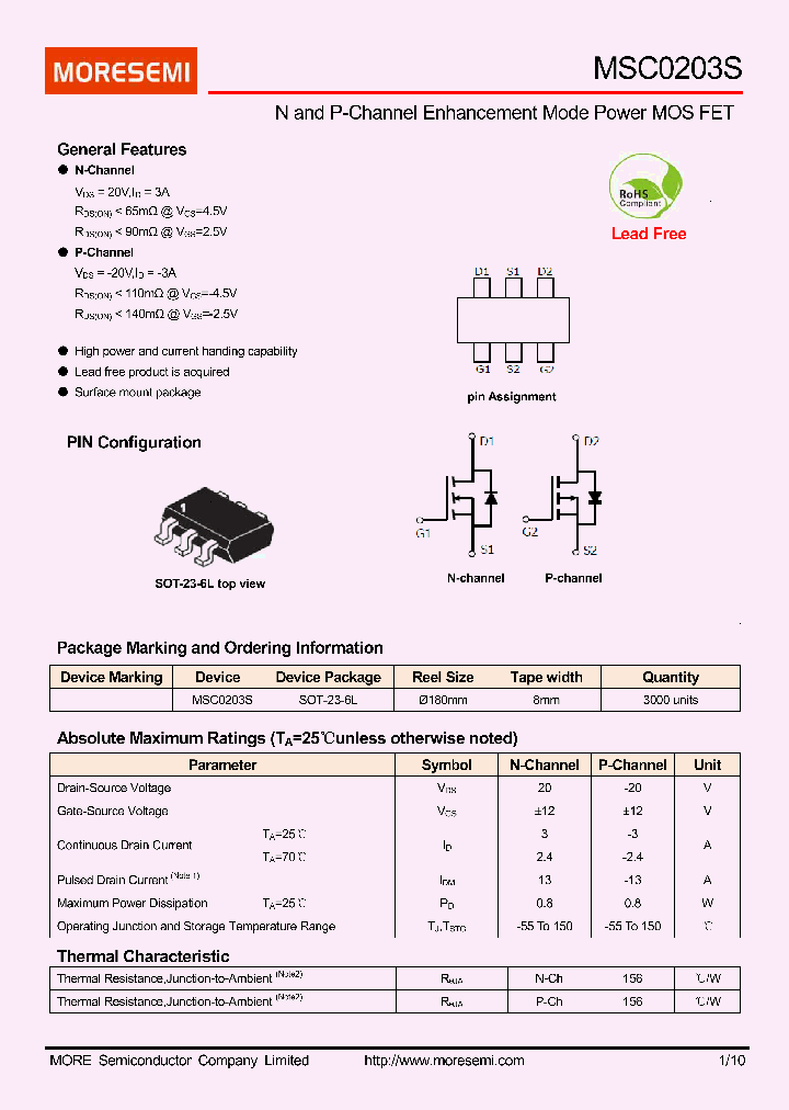 MSC0203S_9017394.PDF Datasheet