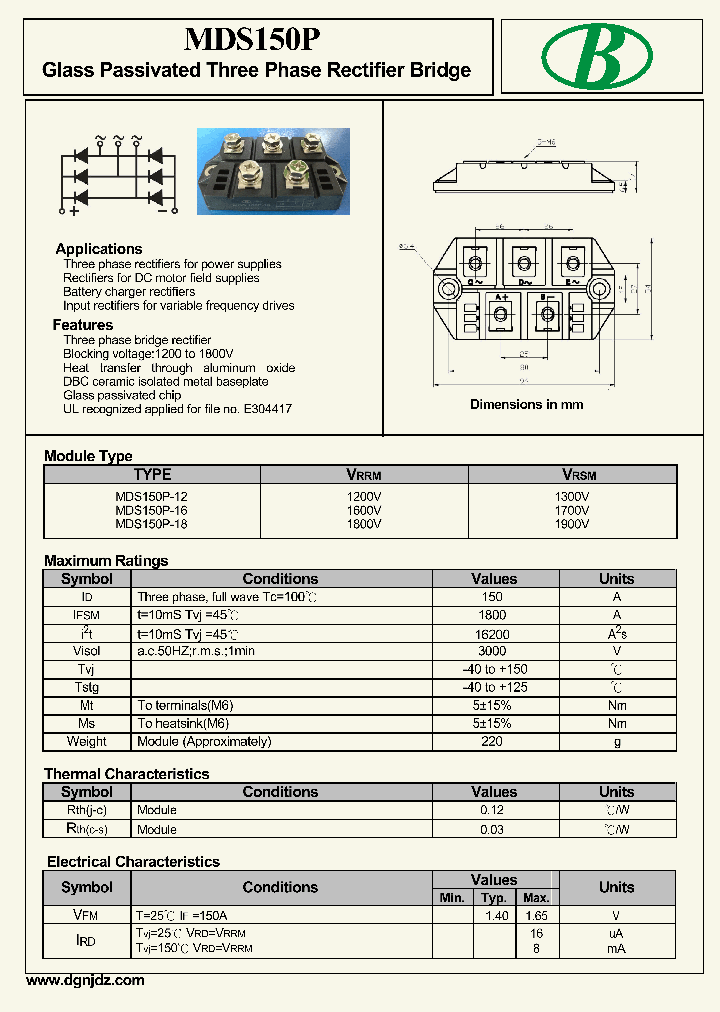 MDS150P_9018657.PDF Datasheet