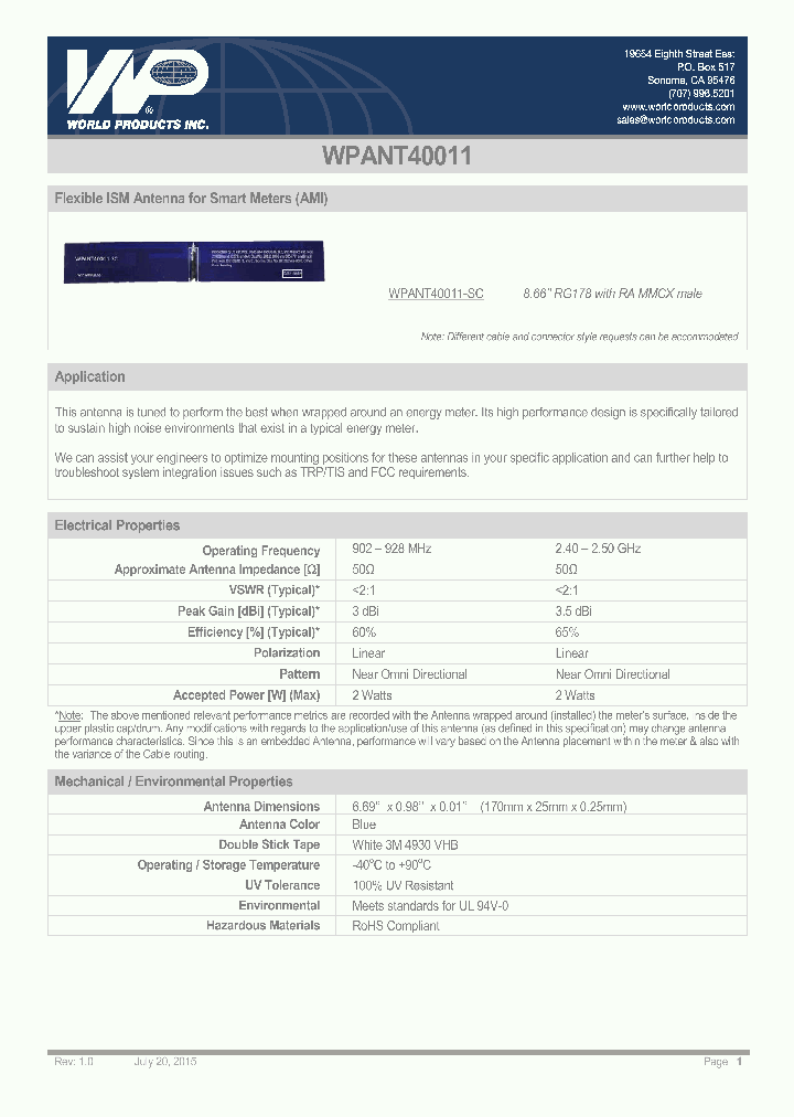 WPANT40011-SC_9018964.PDF Datasheet