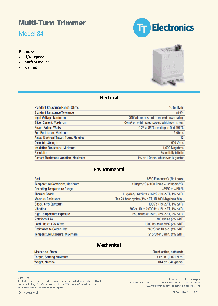 84PR10KLFTR_9019719.PDF Datasheet