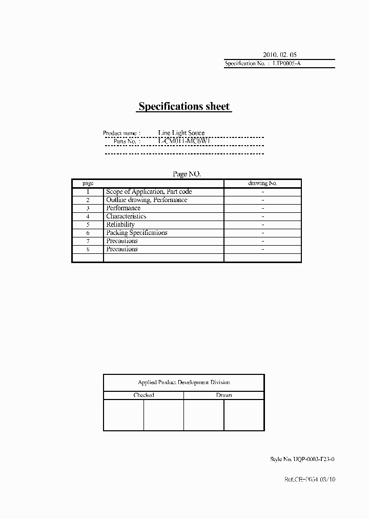 L-CM011-MC6W1_9021708.PDF Datasheet