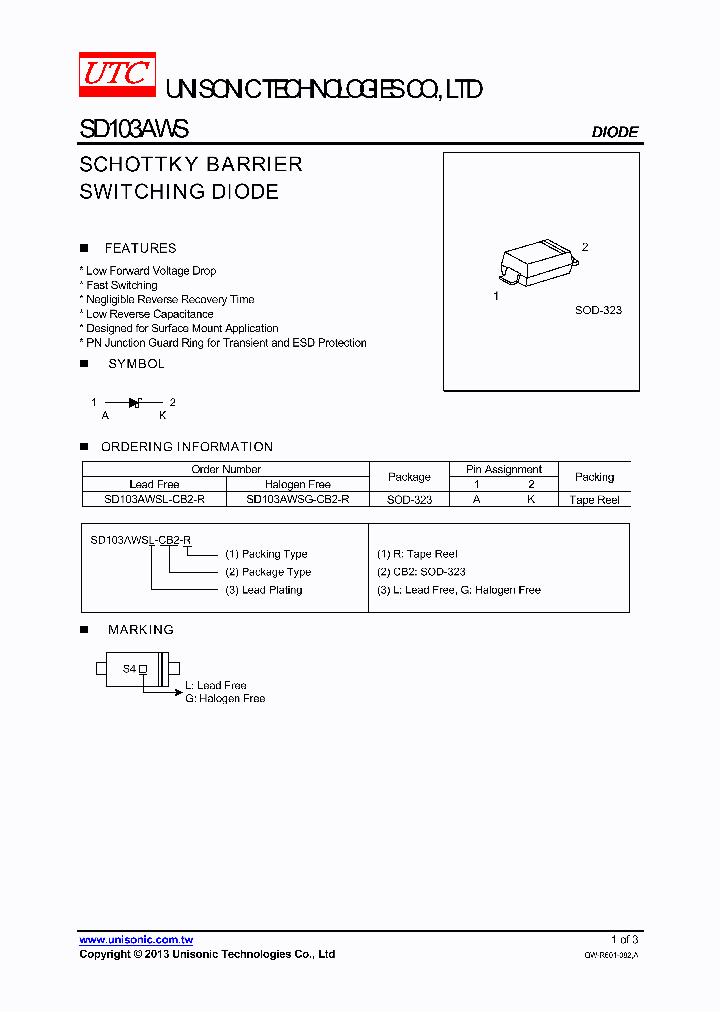 SD103AWS_9022916.PDF Datasheet