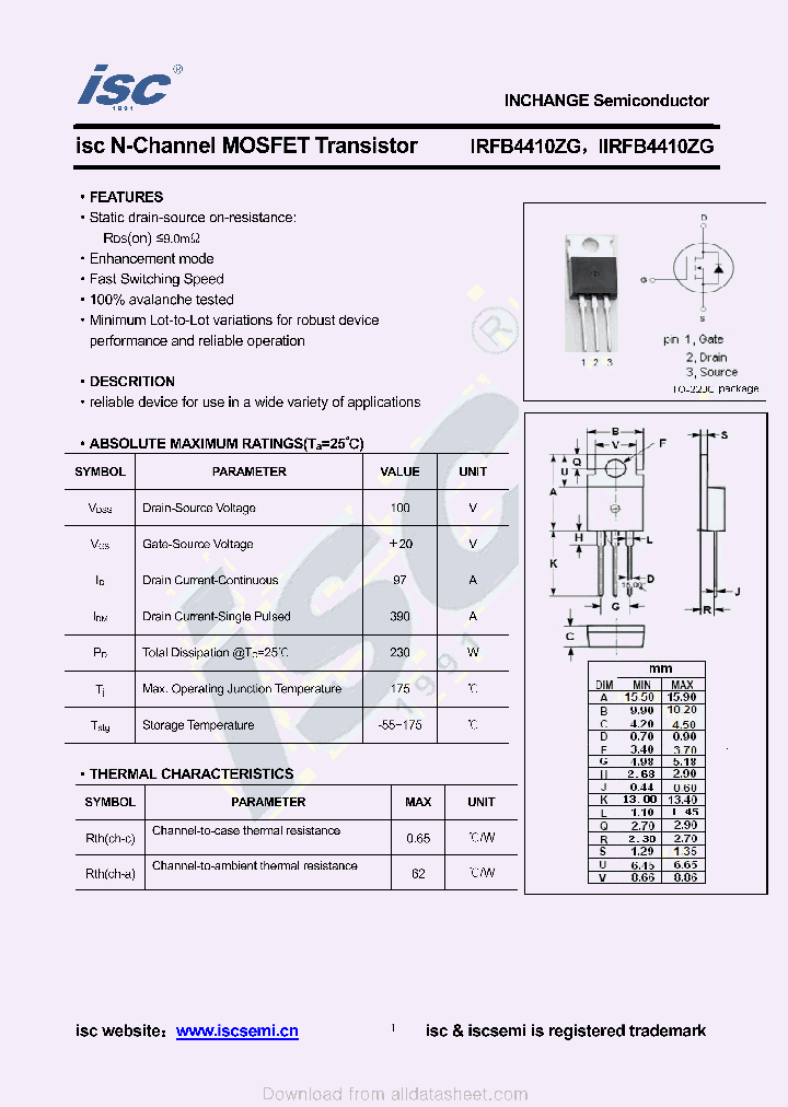 IIRFB4410ZG_9023345.PDF Datasheet