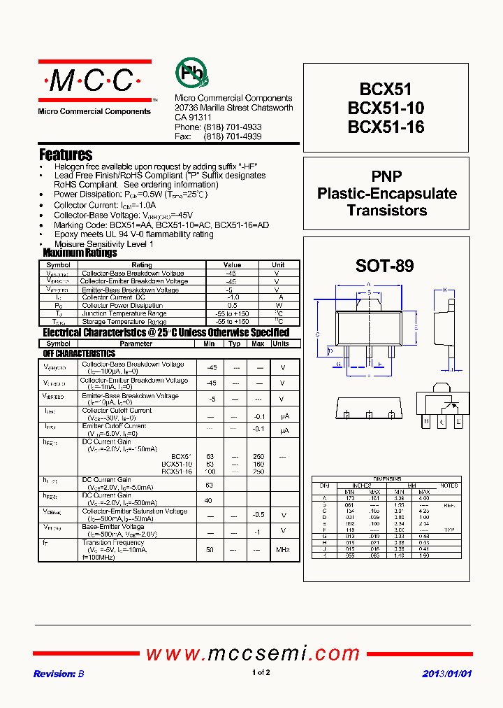 BCX51-16_9023798.PDF Datasheet