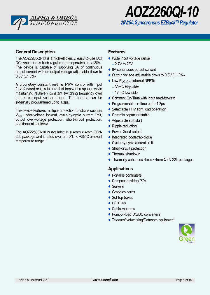 AOZ2260QI-10_9029518.PDF Datasheet