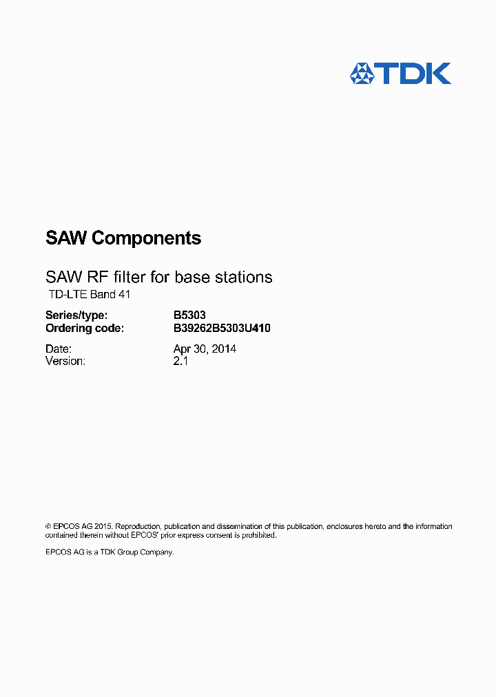 B39262B5303U410_9032725.PDF Datasheet