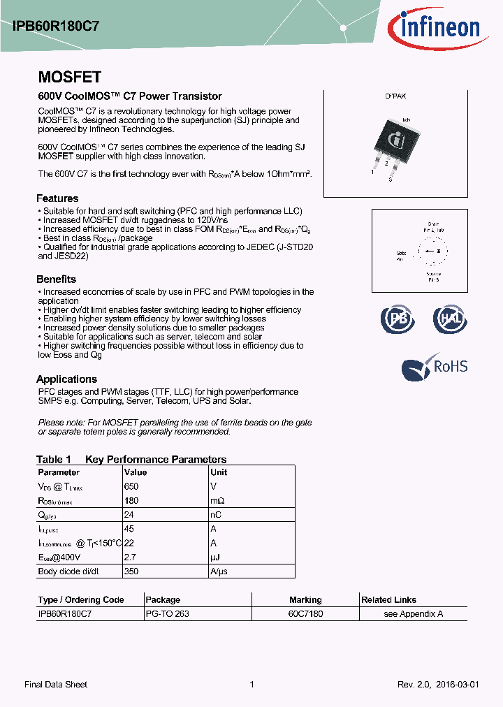 IPB60R180C7_9036549.PDF Datasheet