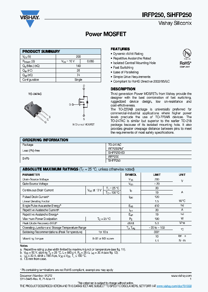 IRFP250-17_9036865.PDF Datasheet