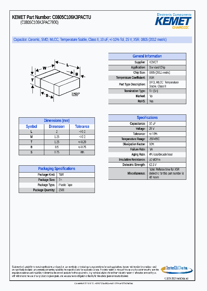 C0805C106K3PACTU_9039074.PDF Datasheet