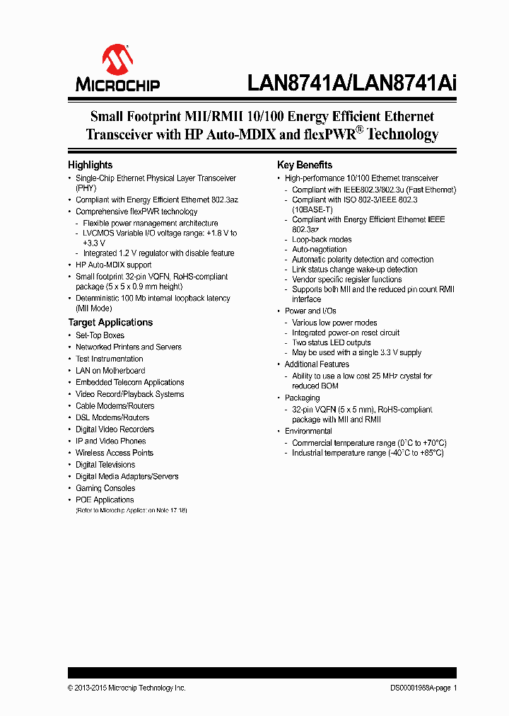 LAN8741A-EN_9042902.PDF Datasheet