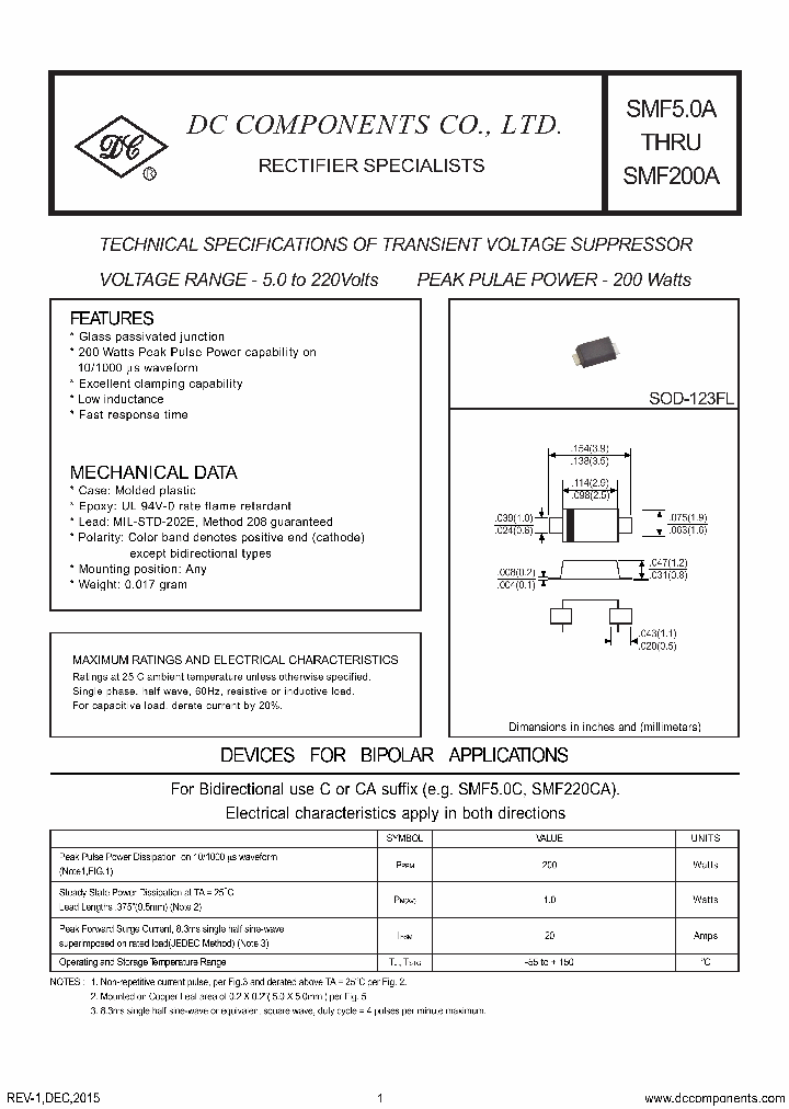 SMF190A_9042924.PDF Datasheet