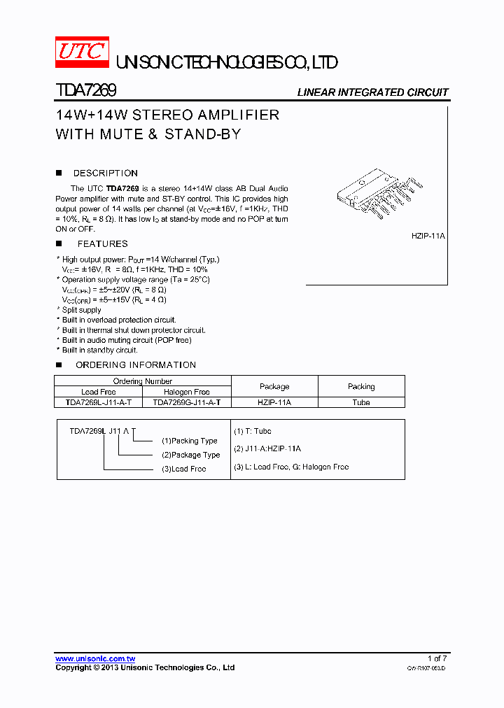 TDA7269_9043091.PDF Datasheet