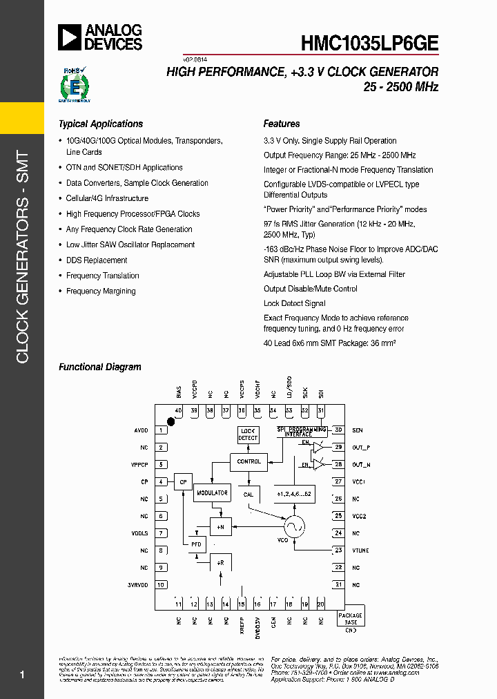 HMC1035LP6GE_9045893.PDF Datasheet