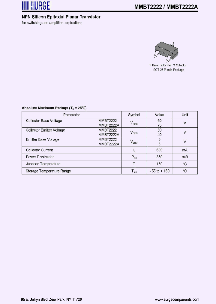 MMBT2222_9046373.PDF Datasheet