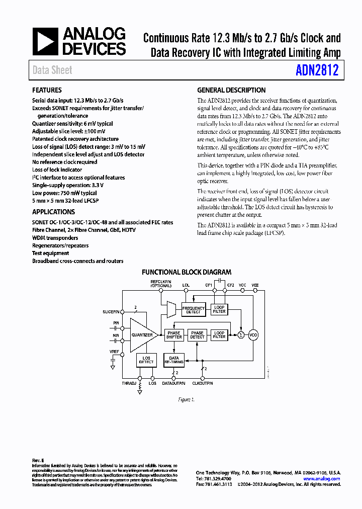 EVAL-ADN2812EBZ_9046797.PDF Datasheet