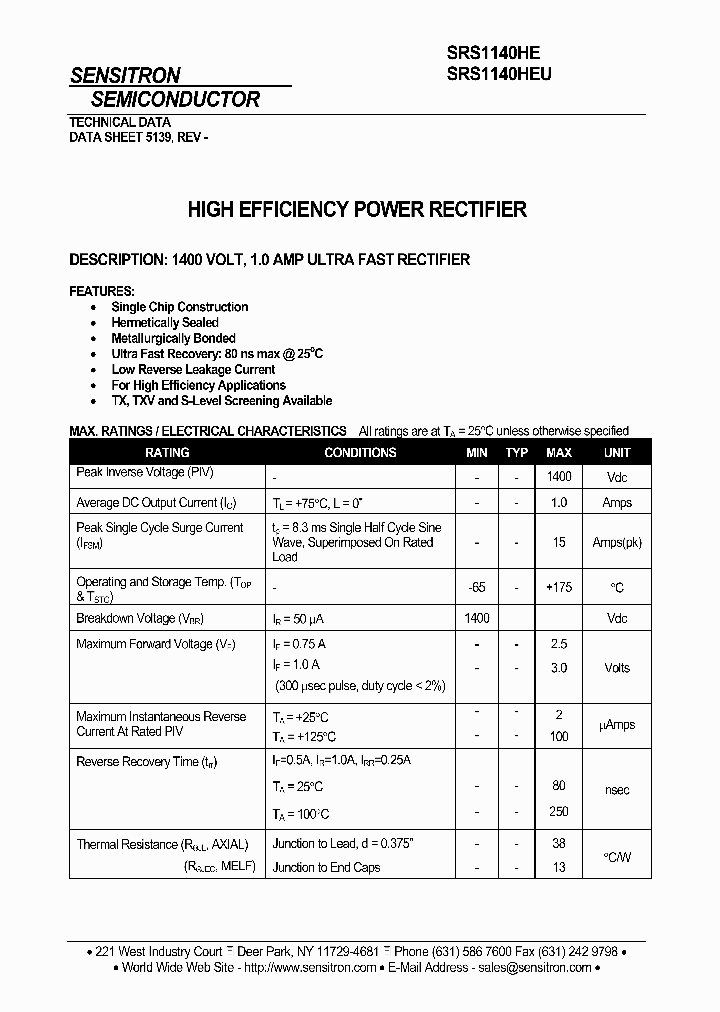 SRS1140HE_9048711.PDF Datasheet