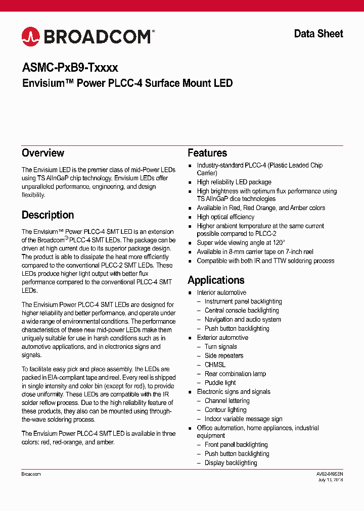 ASMC-PRB9-TV005_9049984.PDF Datasheet