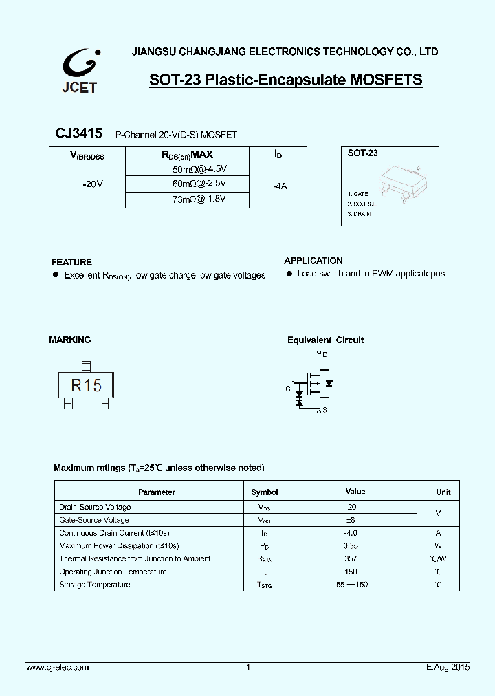 CJ3415_9050103.PDF Datasheet